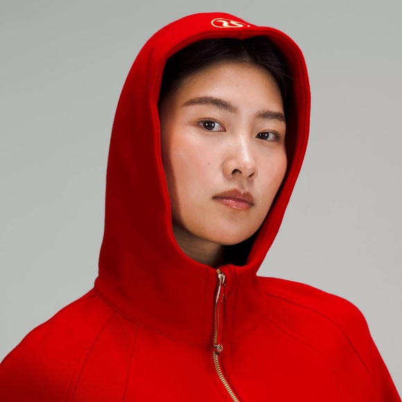 (SOLD) 🧧🐇 Lululemon New Year Scuba Oversized Half-Zip Hoodie - Picture 2 of 6
